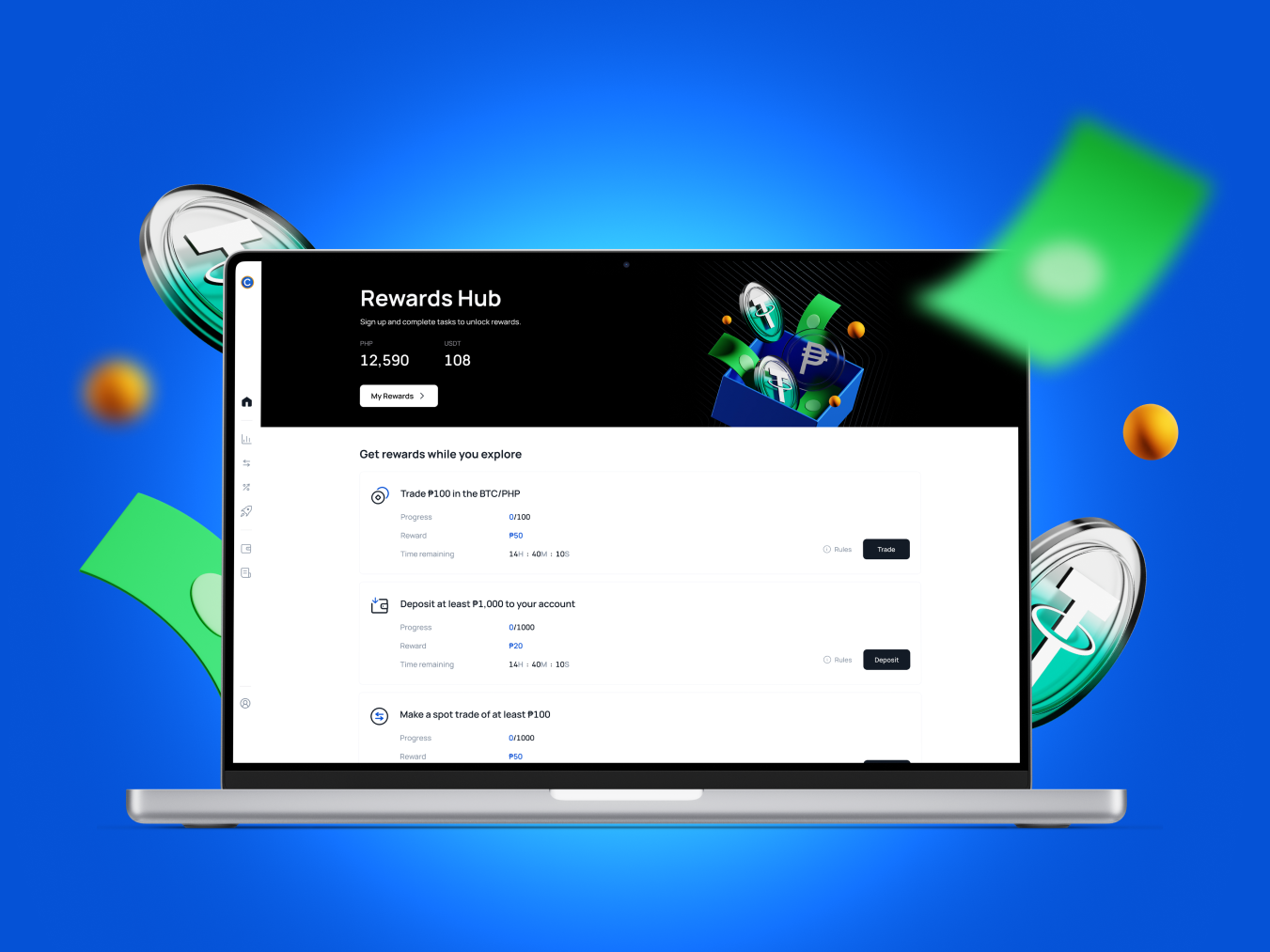 Rewards Hub: Your Gateway to Crypto and Peso Rewards on Coins.ph!