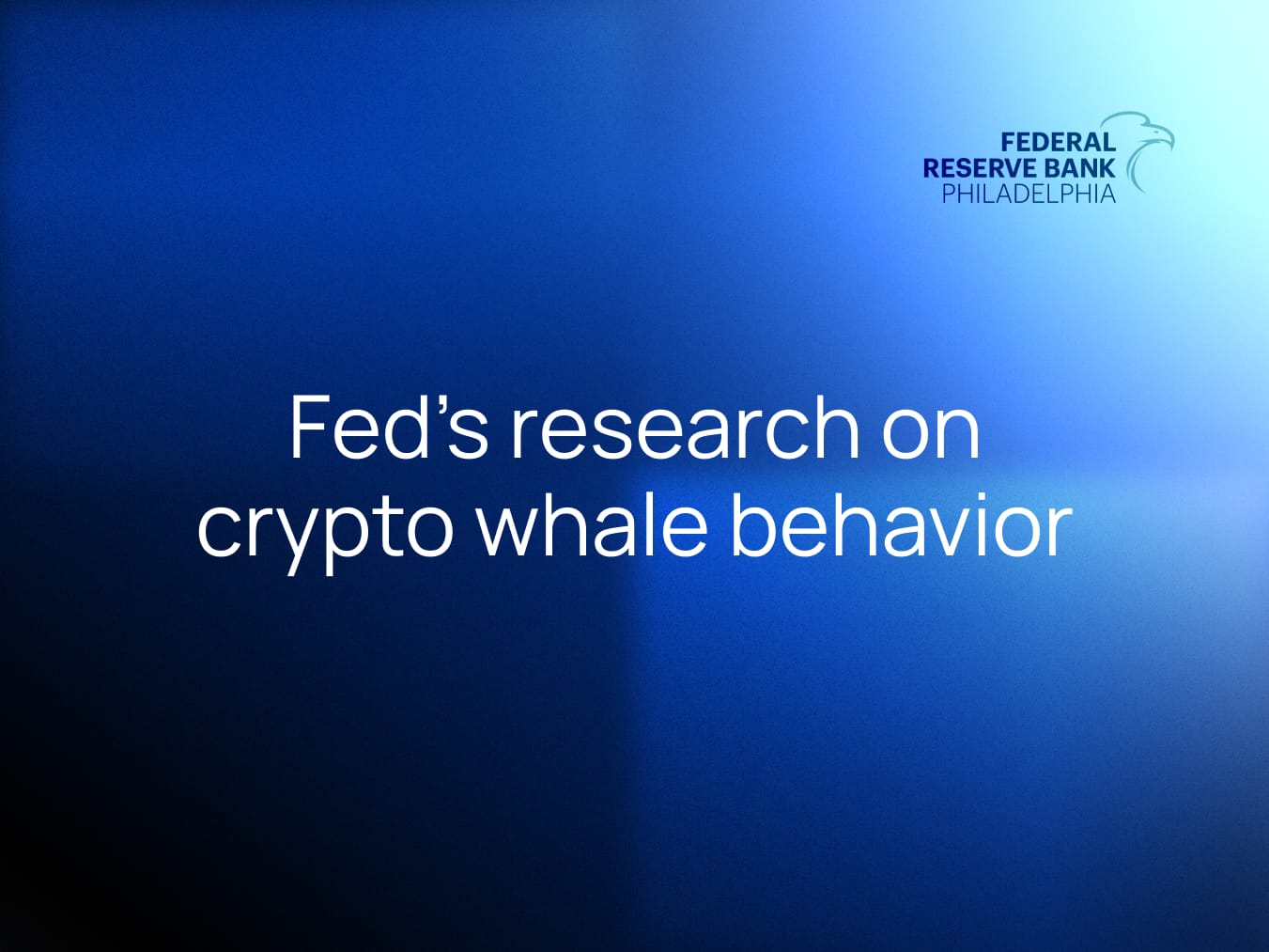Data-Backed Whale Behavior: What the Fed Found & Your Action Plan